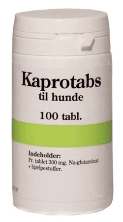 Kaprotabs tabletter. Tilskudsfoder til hunde, der spiser afføring. 100 stk.